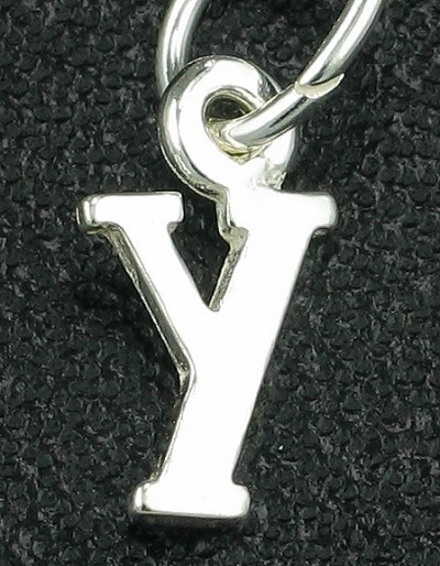 STG Sterling Silver Alphabet Charm - Y 1