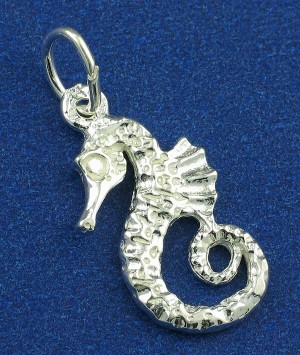 STG (Sterling Silver) Charm  -  Seahorse 1